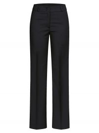 Business Damen Hose Bootcut Schwarz